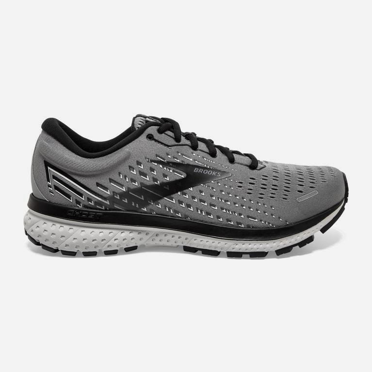 Brooks Ghost 13 Israel - Men's Road Running Shoes - Primer Grey/Pearl/Black (83197-QFKR)